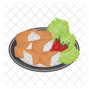 Tofu Healthy Vegetarian Icon