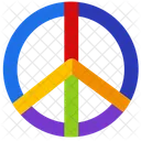 Frieden Abzeichen Peace Zeichen Symbol