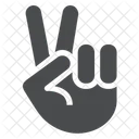 Geste Peace Zeichen Hand Symbol