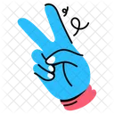 Yo Peace Zeichen Peace Geste Symbol