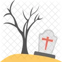 Christlich Friedhof Halloween Symbol