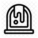 Linie Grab Friedhof Blutig Icon