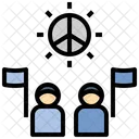 Kompromiss Harmonisierung Zusammenhalt Symbol