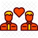 Friend Heart Hug Icon