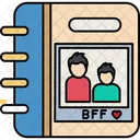 Friend Dairy Notepad Book Icon