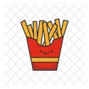 Friend Fries Fast Food Breakfast Icon