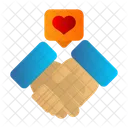 Friend Handshake Partner Icon