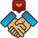 Friend Handshake Partner Icon