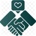 Friend Handshake Partner Icon