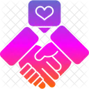 Friend Handshake Partner Icon