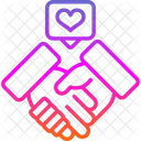 Friend Handshake Partner Icon