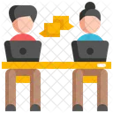Friend Meeting Communication Icon
