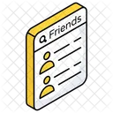Friend List Friend Checklist Search Friends Icon