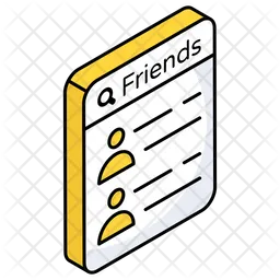Friend List  Icon