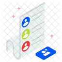 Search List Users Icon