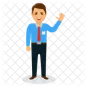 Businessman Dealer Retailer Icon