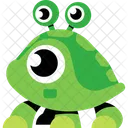 Friendly green space creature  Icon