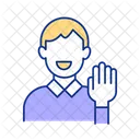 Friendly Person White Collar アイコン