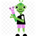 Friendly space alien  Icon