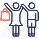 Friends People Shopping Icon