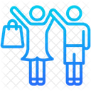 Friends People Shopping Icon