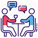 Friends Discussion Friends Chatting Dating Icon