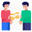 Beer Party Friends Drinking Cheers Icon