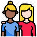 Friends Friend Woman Companion Icon