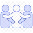Friends Companions Pals Icon