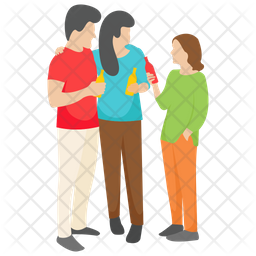 Friends Picnic Icon