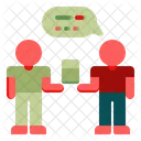 Friends Talking Talking Friends Icon