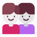 Happy People Friends Icon