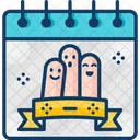 Friendship Day Day Event Icon