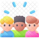 Friendship Happy People Icon