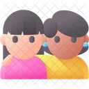 Friendship Happy People Icon