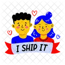 Friendship Partners Couple Icon