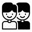 Happy People Friends Icon