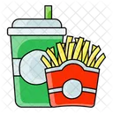 Fries Fries Packet Fingerchips Icon