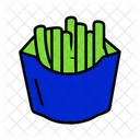 Fries Fast Food Snack Icon