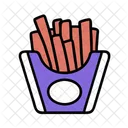 Fries Fast Food Snack Icon