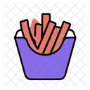 Fries Fast Food Snack Icon