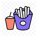 Fries Fast Food Snack Icon