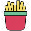 Chips Container Serving Icon
