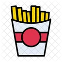 Fries Chips Snack Icon
