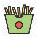 Fries Fastfood Food Icon