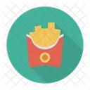 Fries Chips Junk Icon