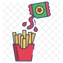 Fries And Ketchup  Icon