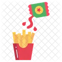 Fries And Ketchup  Icon