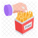 Fries Box Finger Fries French Fries Icon