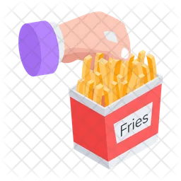 Fries Box  Icon